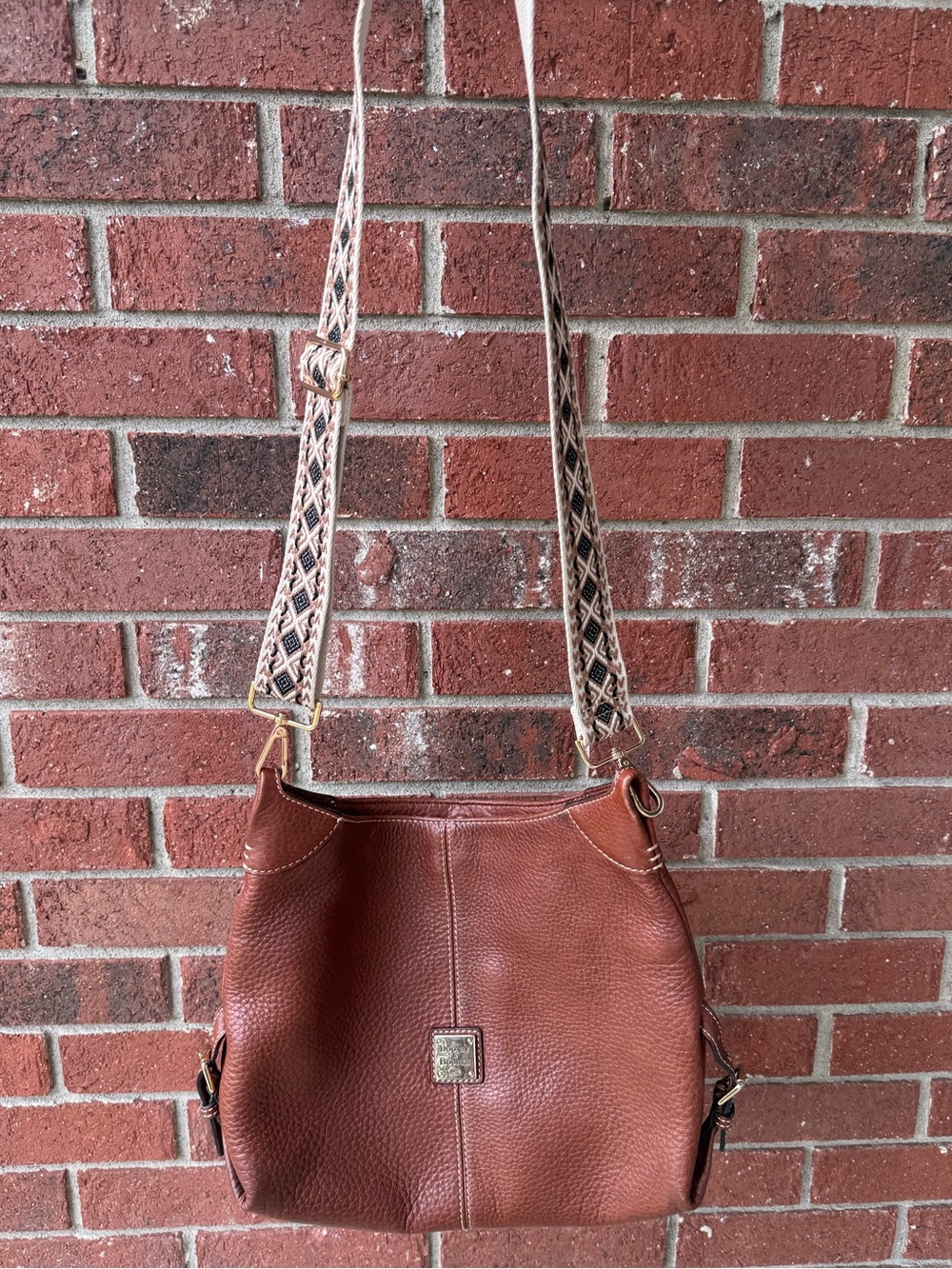 Dooney & Burke - Hand Painted - Scarecrow - Fall - Crossbody Bag - One of a kind - Picture 7 of 9